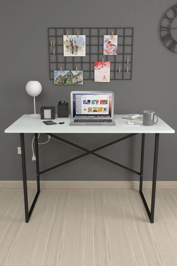 Masa de birou Bofigo 60x120 (White/Black)