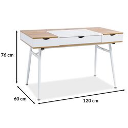 Письменный стол Signal B-151 (Oak/White) Thumb