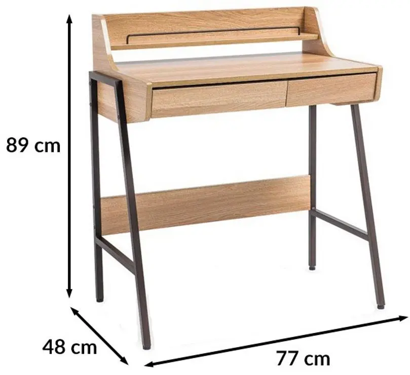 Письменный стол Signal B-168 (Oak/Dark Brown)