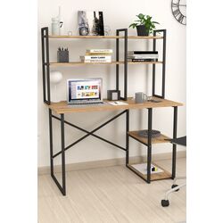 Письменный стол Bofigo с надставкой (Pine/Black) Thumb