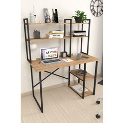 Письменный стол Bofigo с надставкой (Pine/Black) Thumb