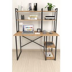 Письменный стол Bofigo с надставкой (Pine/Black) Thumb