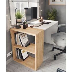 Masa de birou Bofigo Smyrna (Pine/White) Thumb