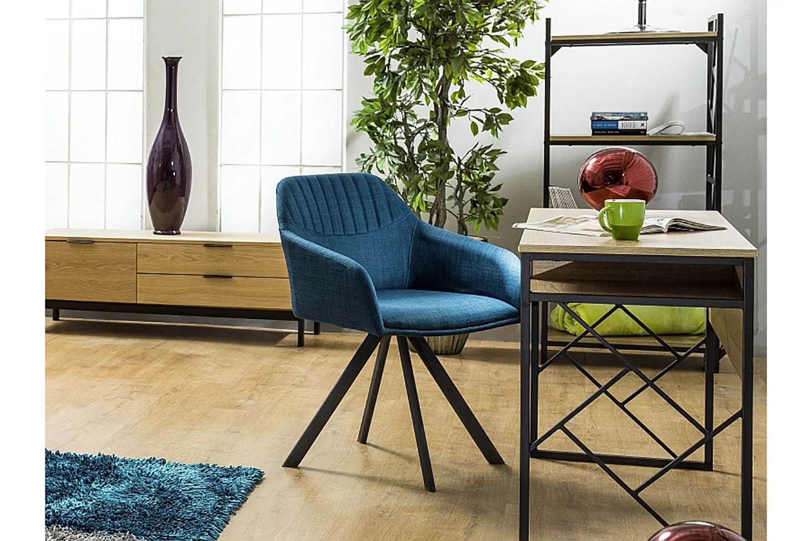 Письменный стол Signal Tablo B (Oak/Dark Brown)