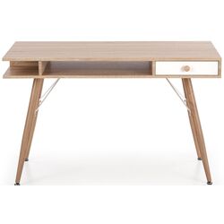 Masa de birou Halmar B34 (Sonoma Oak/White) Thumb