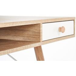 Masa de birou Halmar B34 (Sonoma Oak/White) Thumb