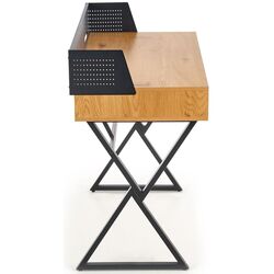 Masa de birou Halmar B43 (Golden Oak/Black) Thumb