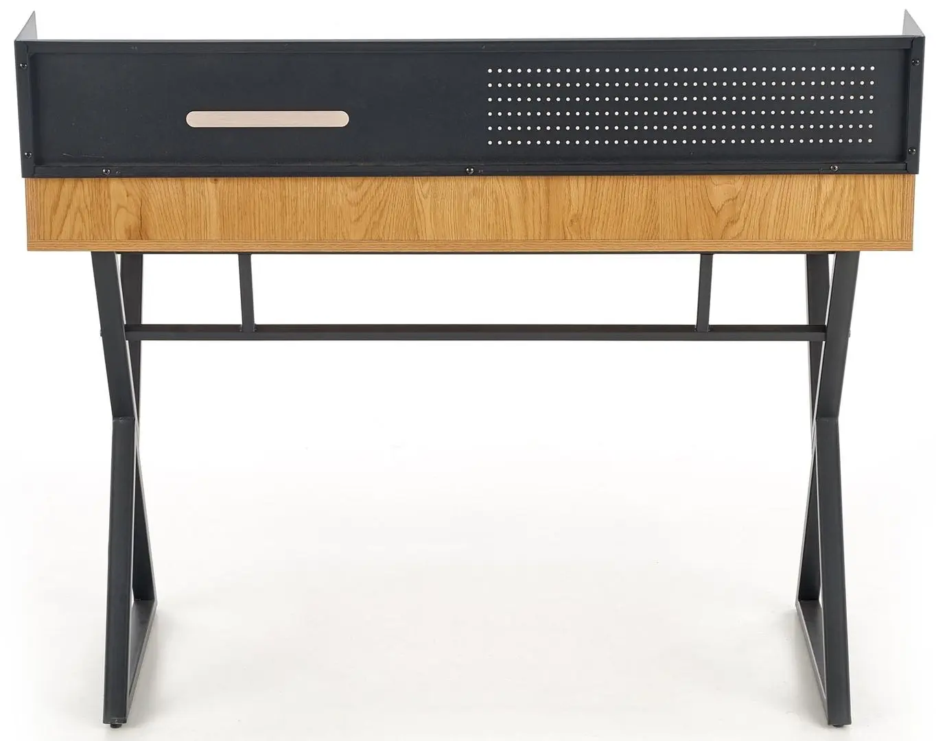 Masa de birou Halmar B43 (Golden Oak/Black)