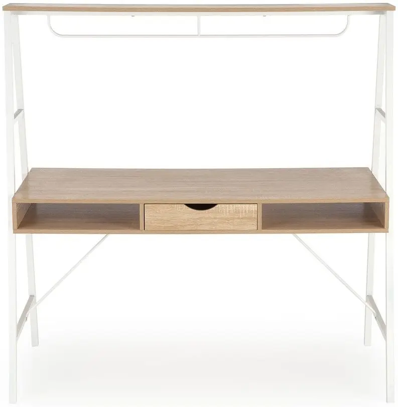 Masa de birou Halmar B48 (Sonoma Oak/White)