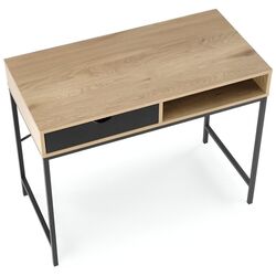 Masa de birou Halmar B50 (Natural Oak/Black) Thumb