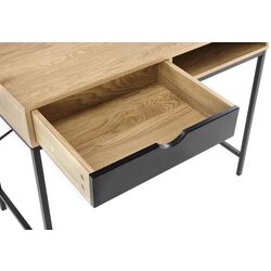 Masa de birou Halmar B50 (Natural Oak/Black) Thumb