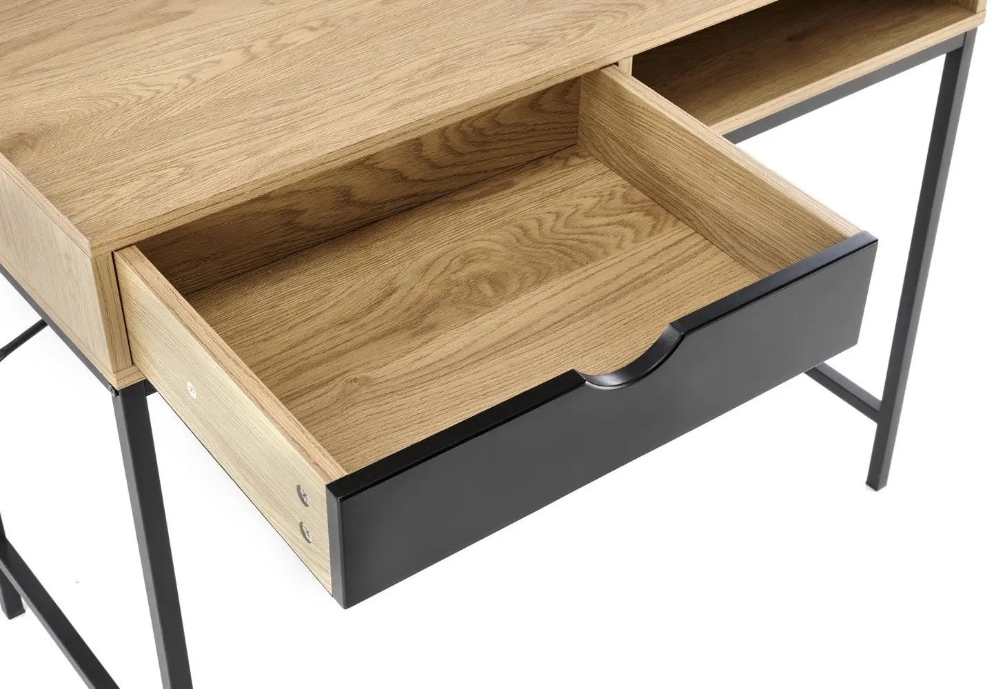 Masa de birou Halmar B50 (Natural Oak/Black)