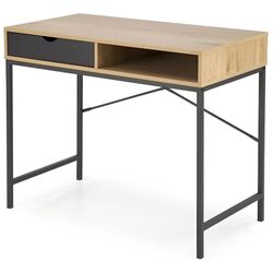 Masa de birou Halmar B50 (Natural Oak/Black) Thumb