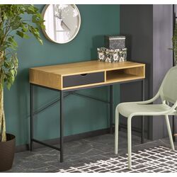 Письменный стол Halmar B50 (Natural Oak/Black)