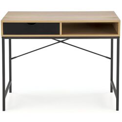 Masa de birou Halmar B50 (Natural Oak/Black) Thumb