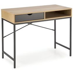 Masa de birou Halmar B50 (Natural Oak/Black) Thumb