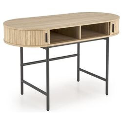 Masa de birou Halmar B51 (Natural Oak/Black) Thumb