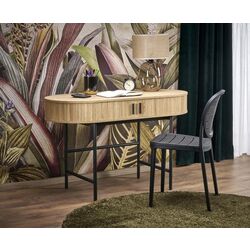 Masa de birou Halmar B51 (Natural Oak/Black)