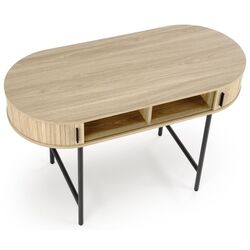 Masa de birou Halmar B51 (Natural Oak/Black) Thumb