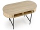 Masa de birou Halmar B51 (Natural Oak/Black)