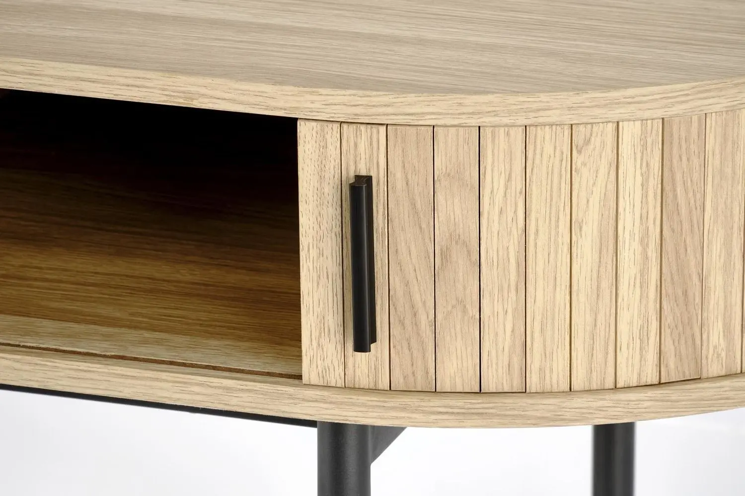 Masa de birou Halmar B51 (Natural Oak/Black)