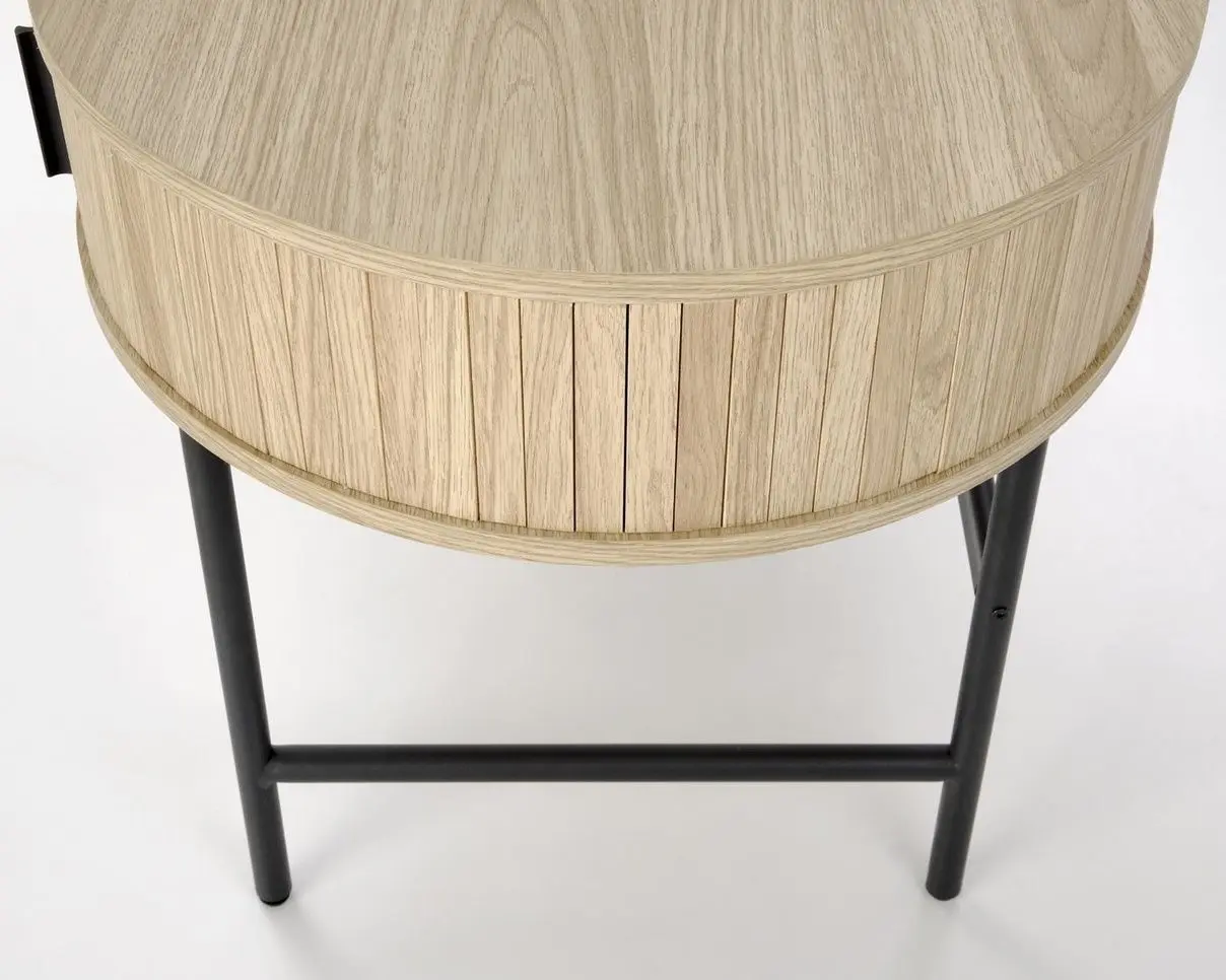 Masa de birou Halmar B51 (Natural Oak/Black)