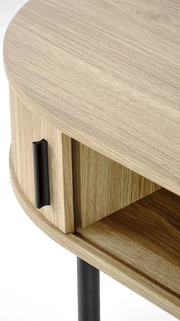 Masa de birou Halmar B51 (Natural Oak/Black)