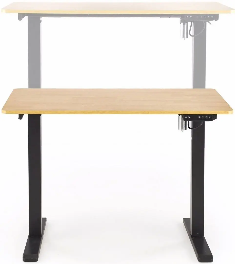 Masa de birou Halmar B53 ( Golden Oak/Black)