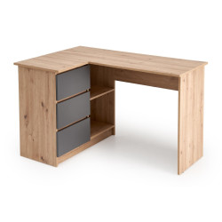 Письменный стол Halmar Bega (Artisan Oak/Graphite) Thumb