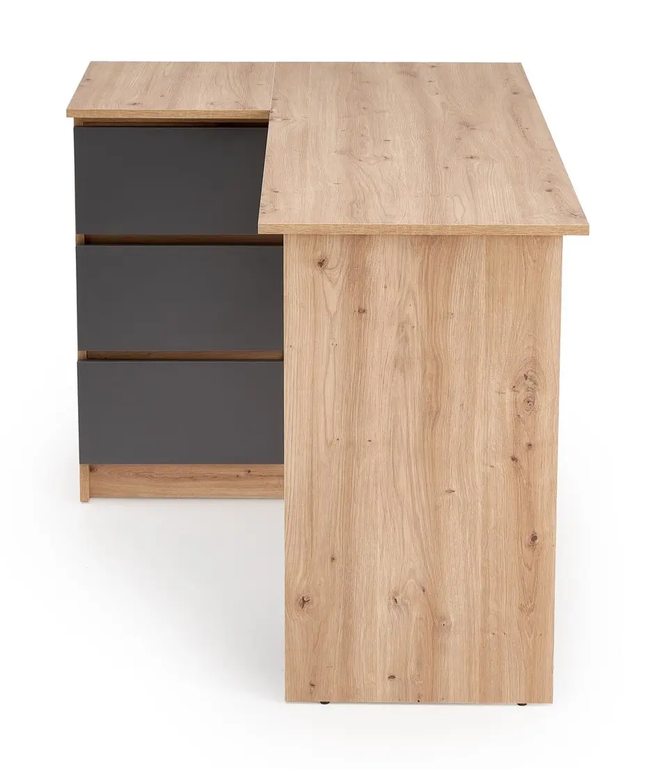 Письменный стол Halmar Bega (Artisan Oak/Graphite)