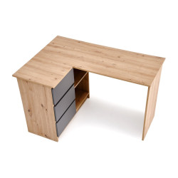 Письменный стол Halmar Bega (Artisan Oak/Graphite) Thumb