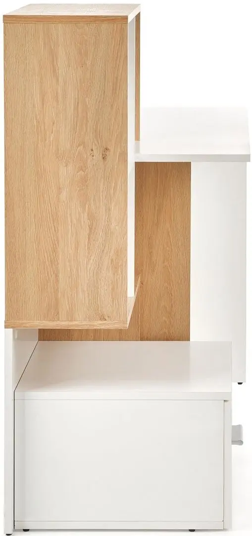 Masa de birou Halmar Grosso (Gold Oak/White)