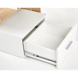 Masa de birou Halmar Grosso (Gold Oak/White) Thumb