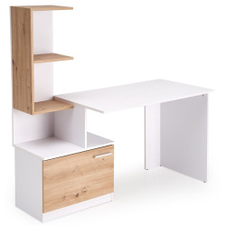 Masa de birou Halmar Miso (White/Artisan Oak) Thumb