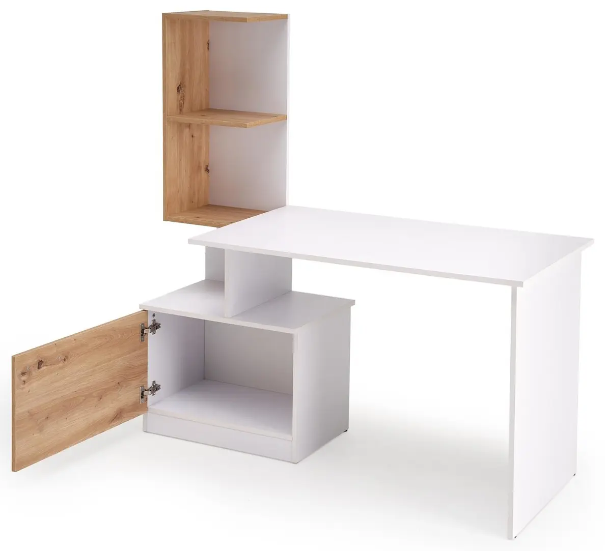 Masa de birou Halmar Miso (White/Artisan Oak)
