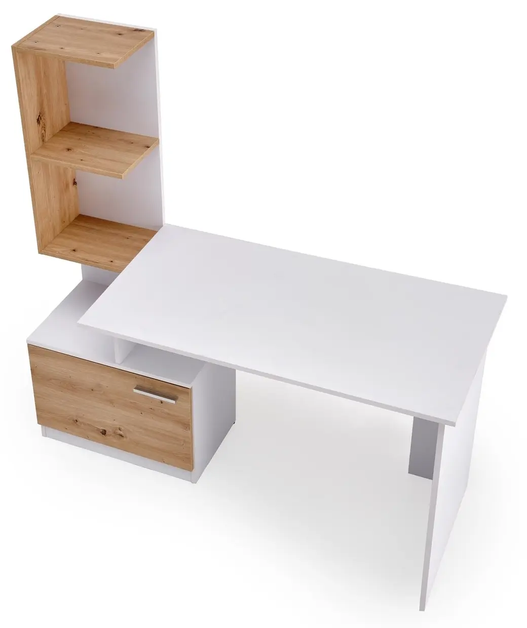 Masa de birou Halmar Miso (White/Artisan Oak)