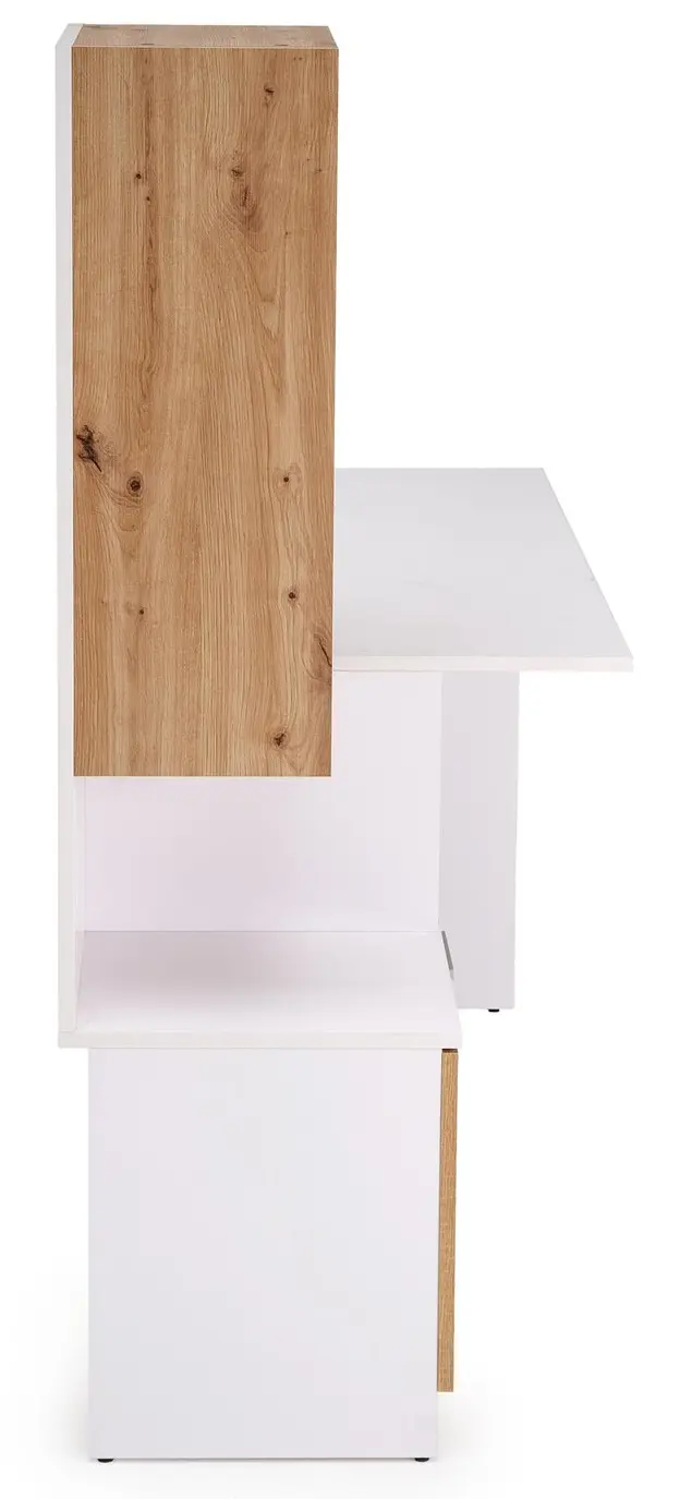 Masa de birou Halmar Miso (White/Artisan Oak)