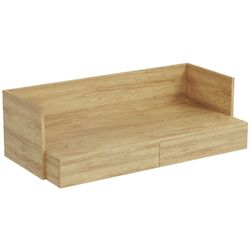 Masa de birou Halmar Mobius 2S suspendat (Hickory Natural)