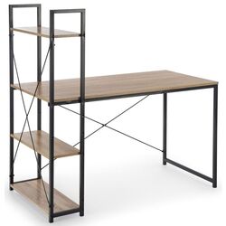 Письменный стол Halmar Narvik B1 (Sonoma Oak/Black) Thumb