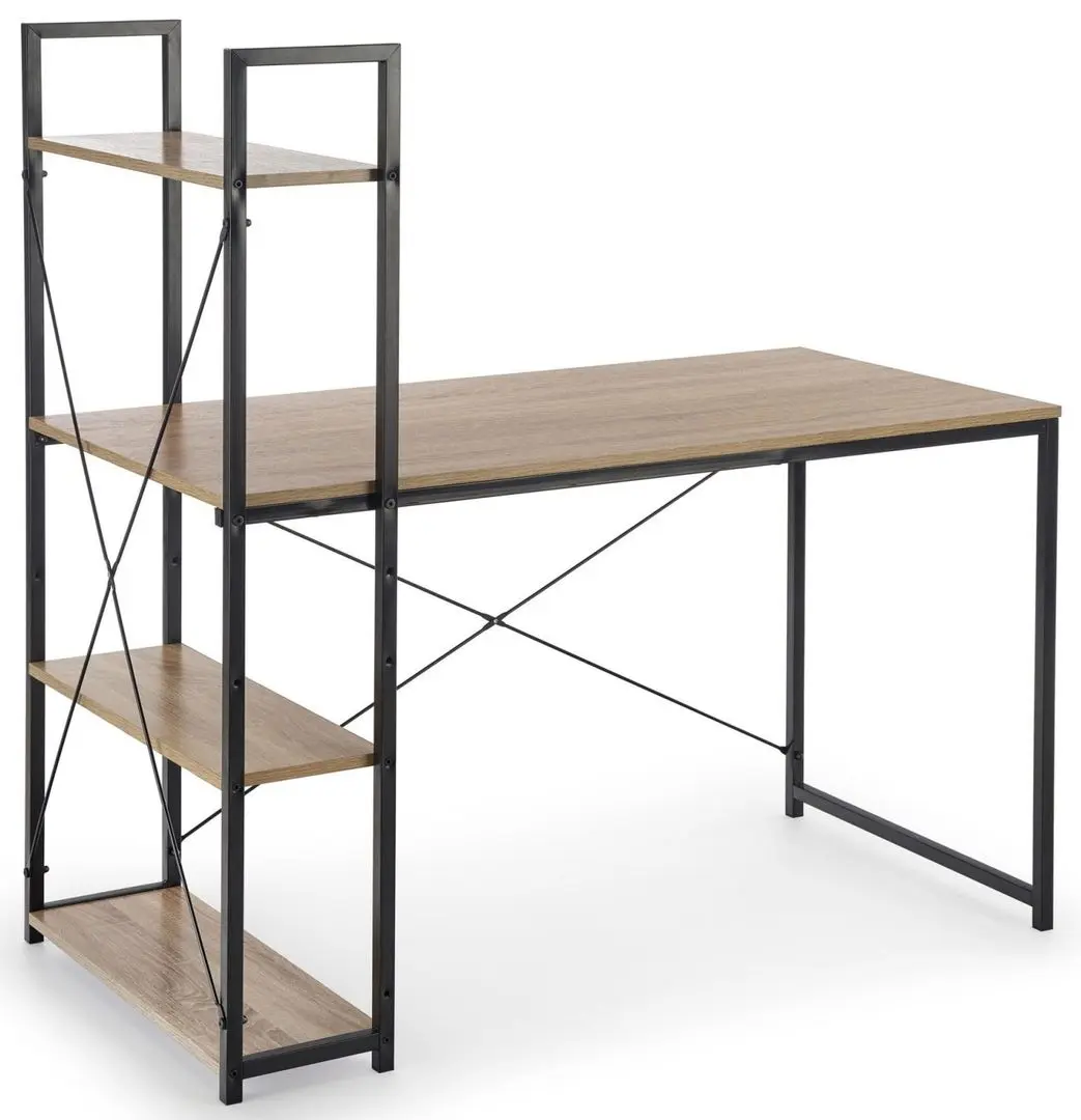 Письменный стол Halmar Narvik B1 (Sonoma Oak/Black)