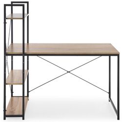 Письменный стол Halmar Narvik B1 (Sonoma Oak/Black) Thumb