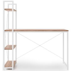 Письменный стол Halmar Narvik B1 (White/Sonoma Oak) Thumb