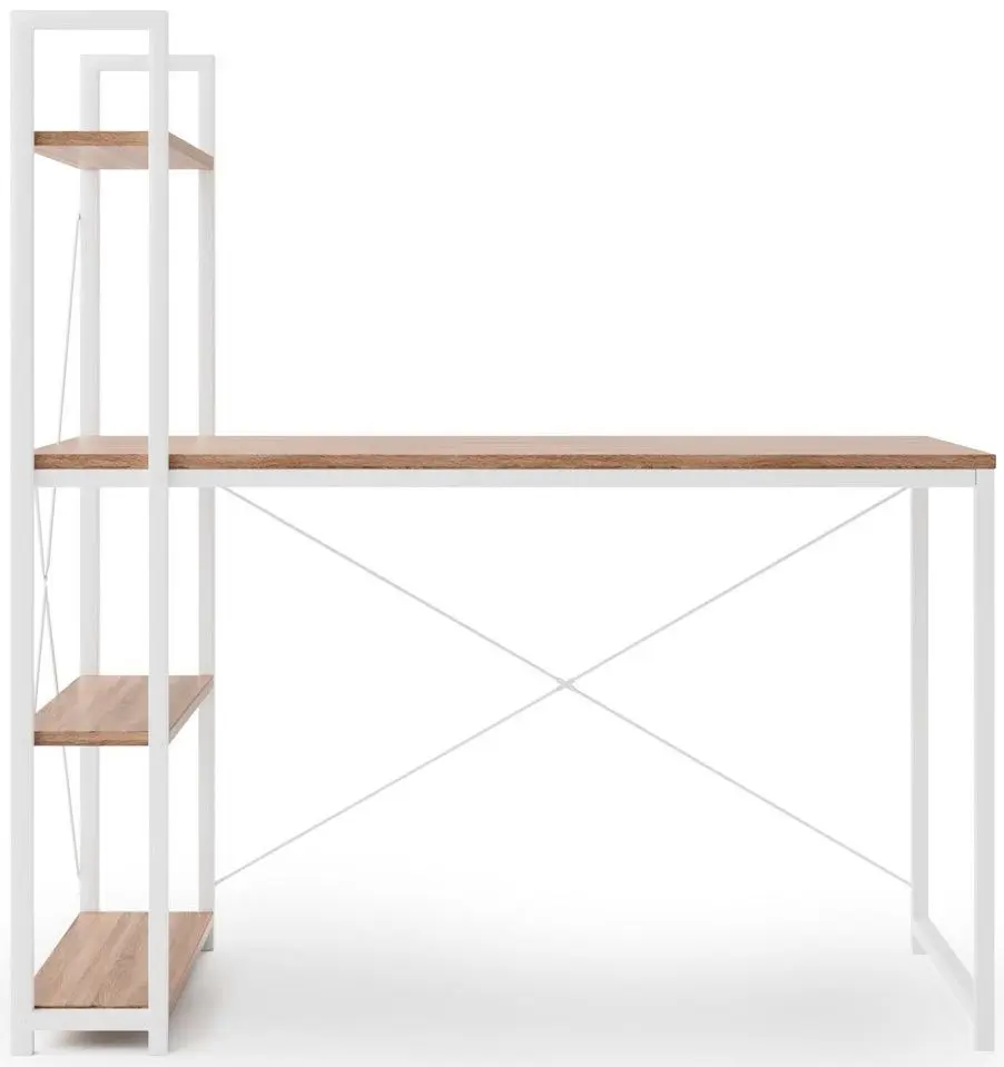 Письменный стол Halmar Narvik B1 (White/Sonoma Oak)