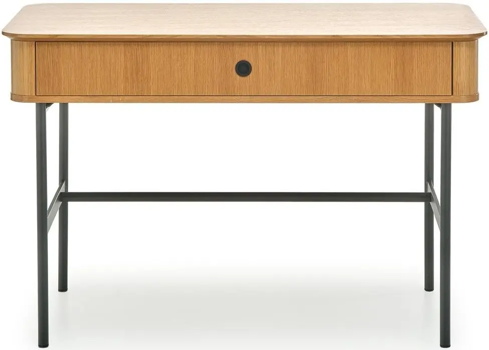 Письменный стол Halmar Smart B-1 (Natural Oak/Black) - 3