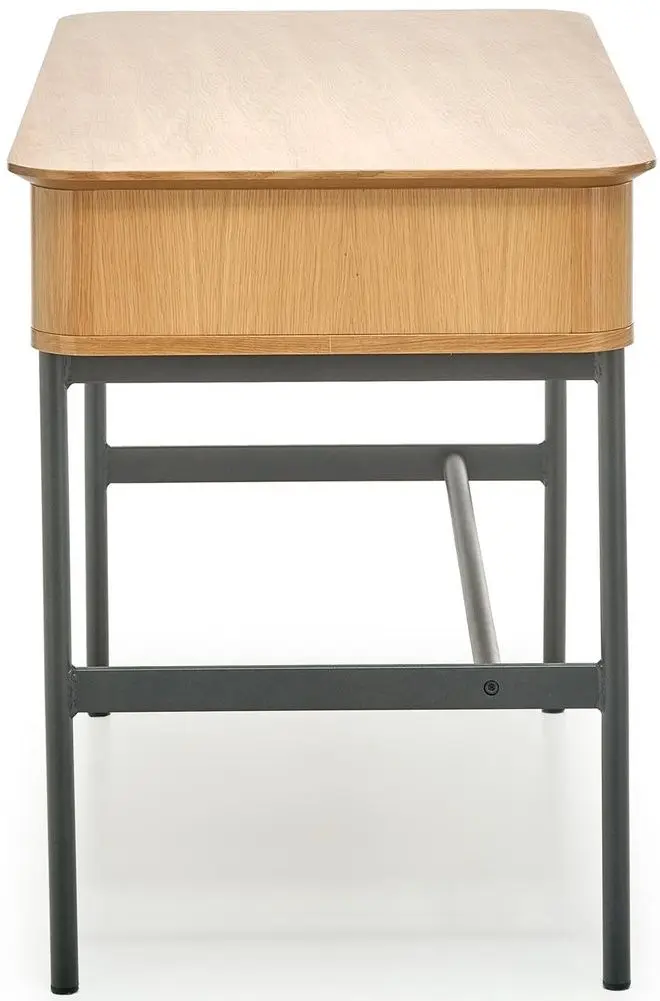 Письменный стол Halmar Smart B-1 (Natural Oak/Black) - 6