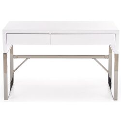 Masa de birou Halmar B32 (White/Chrome) Thumb