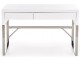 Masa de birou Halmar B32 (White/Chrome)