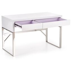 Masa de birou Halmar B32 (White/Chrome) Thumb