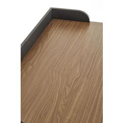 Masa de birou Halmar B37 (Black/Nut/Gold) Thumb