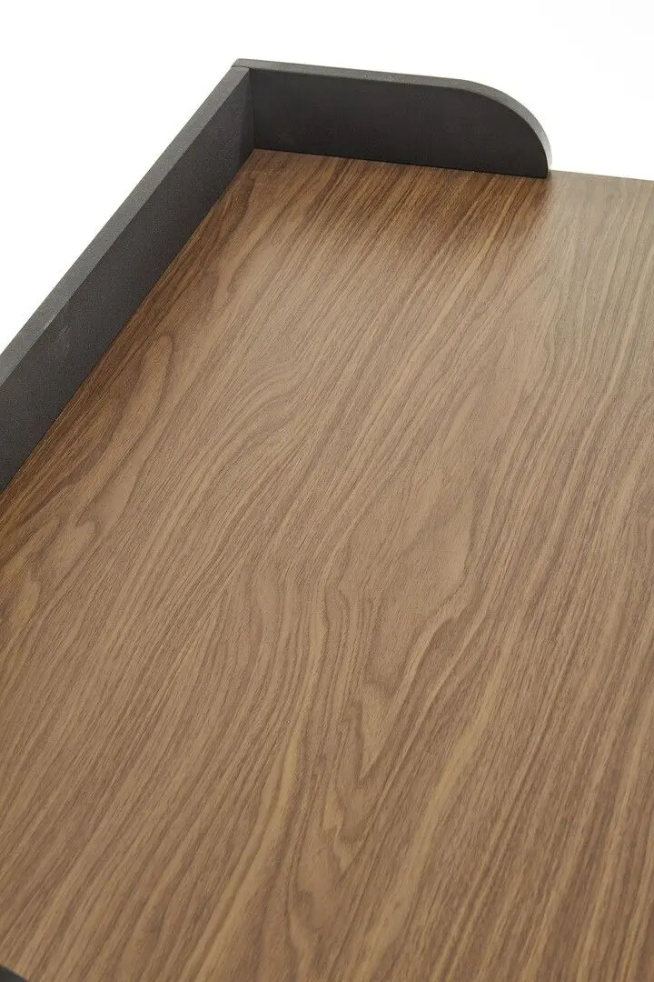 Masa de birou Halmar B37 (Black/Nut/Gold)